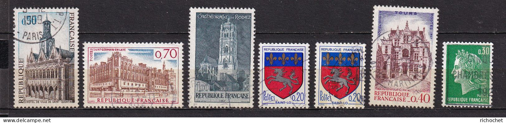 France 1499 + 1501 + 1504 + 1510 + 1510c + 1525 + 1536 A ° - Used Stamps