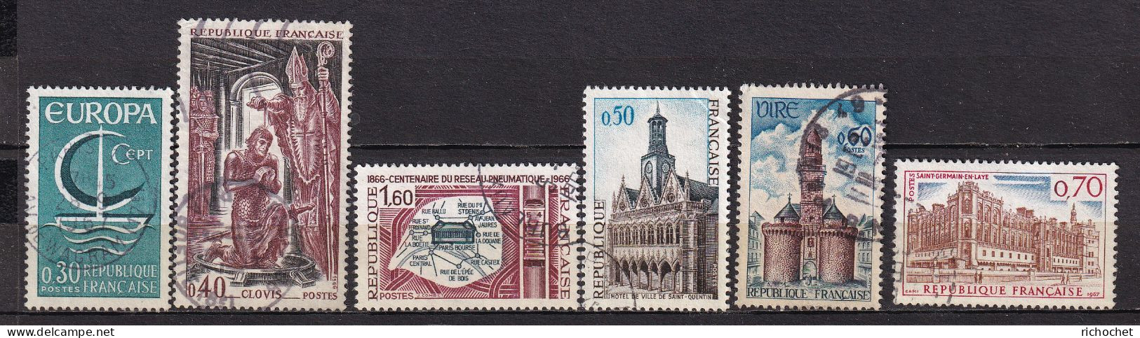 France 1490 + 1496 + 1498 + 1499 + 1500 + 1501  ° - Used Stamps