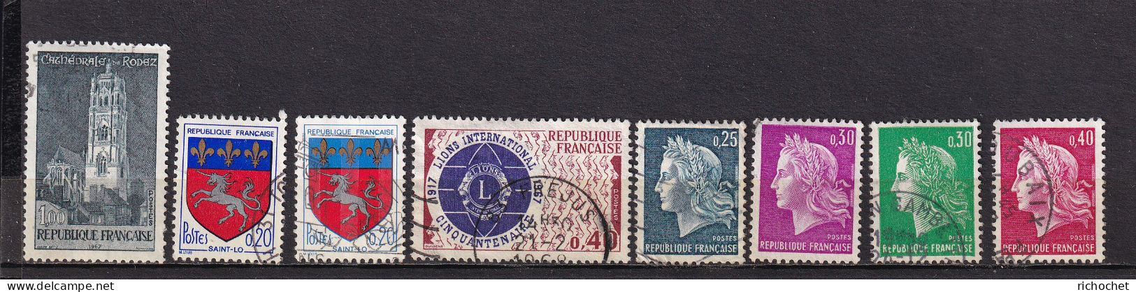 France 1504 + 1510 + 1510c + 1534 + 1535 + 1536 + 1536 A + 1536 B ° - Used Stamps