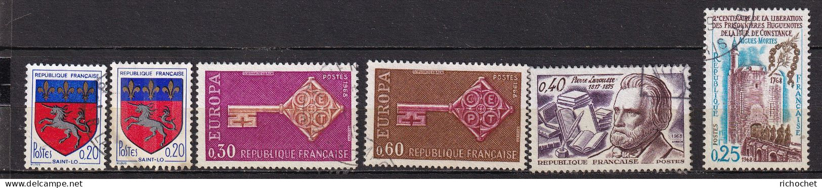 France 1510 + 1510c + 1556 + 1557 + 1560 + 1566 ° - Used Stamps