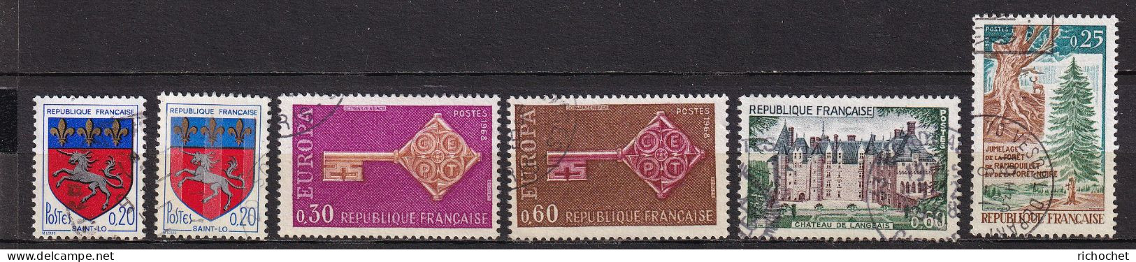 France 1510 + 1510c + 1556 + 1557 + 1559 + 1561 ° - Used Stamps