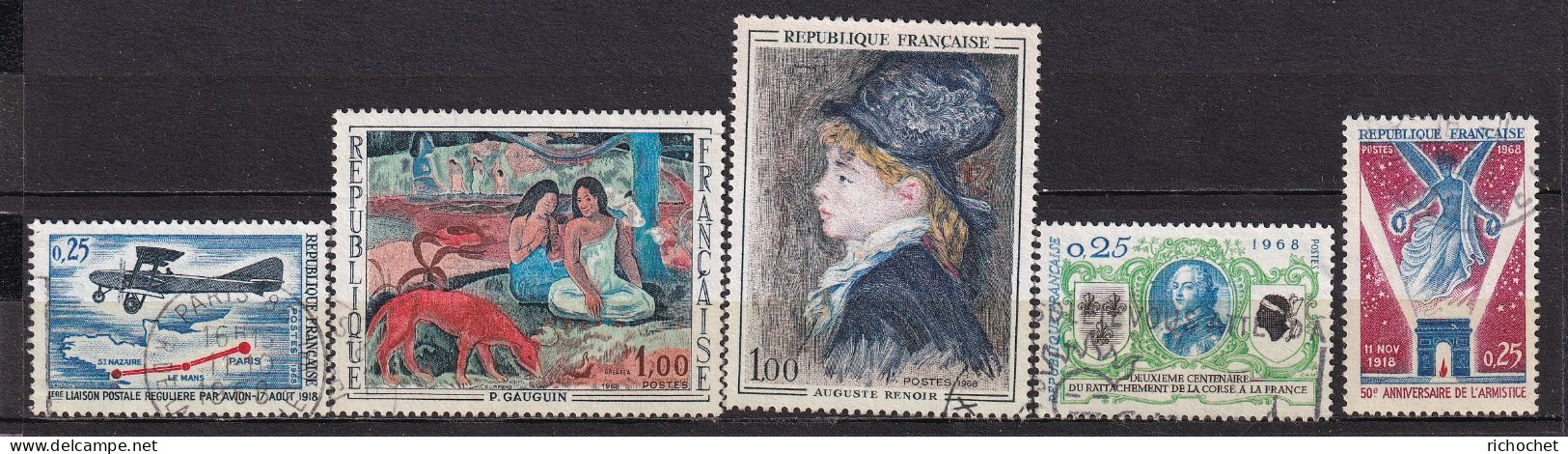 France 1565 + 1568 + 1570 + 1572 + 1576  ° - Used Stamps