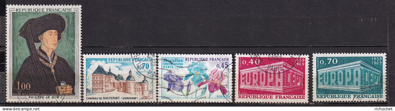 France  1587 + 1596 + 1597 + 1598 + 1599  ° - Used Stamps