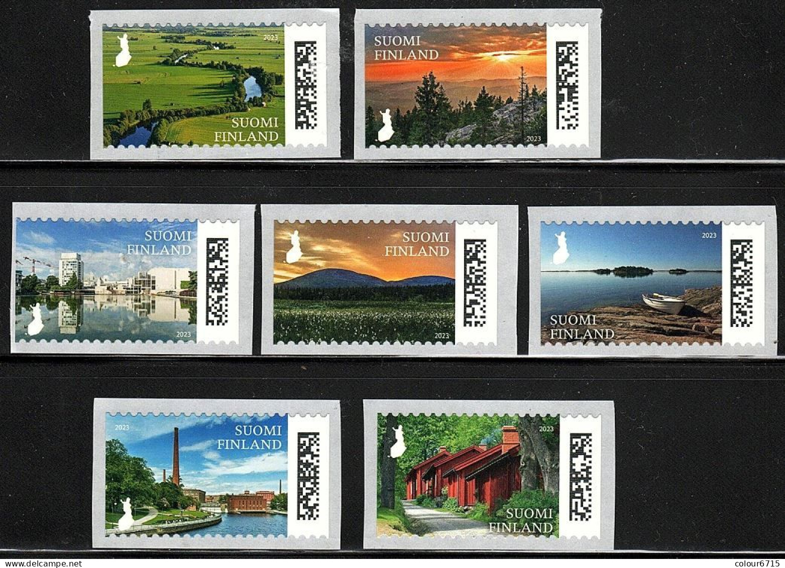 Finland 2023 National Landscapes Stamps 7v MNH - Unused Stamps