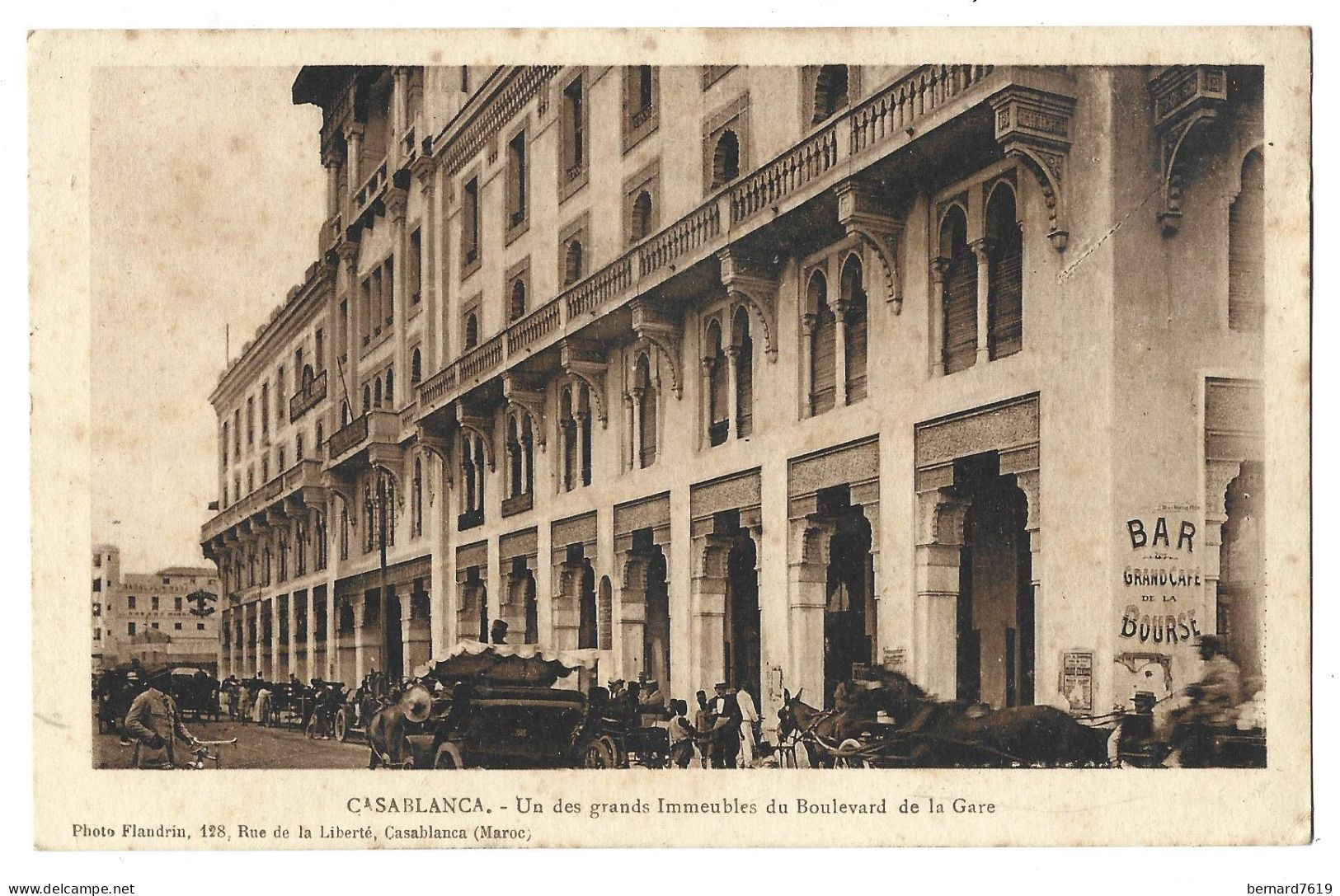 Maroc - Casablanca - Un Des Grands Immeubles Du Boulevard De La Gare - Casablanca