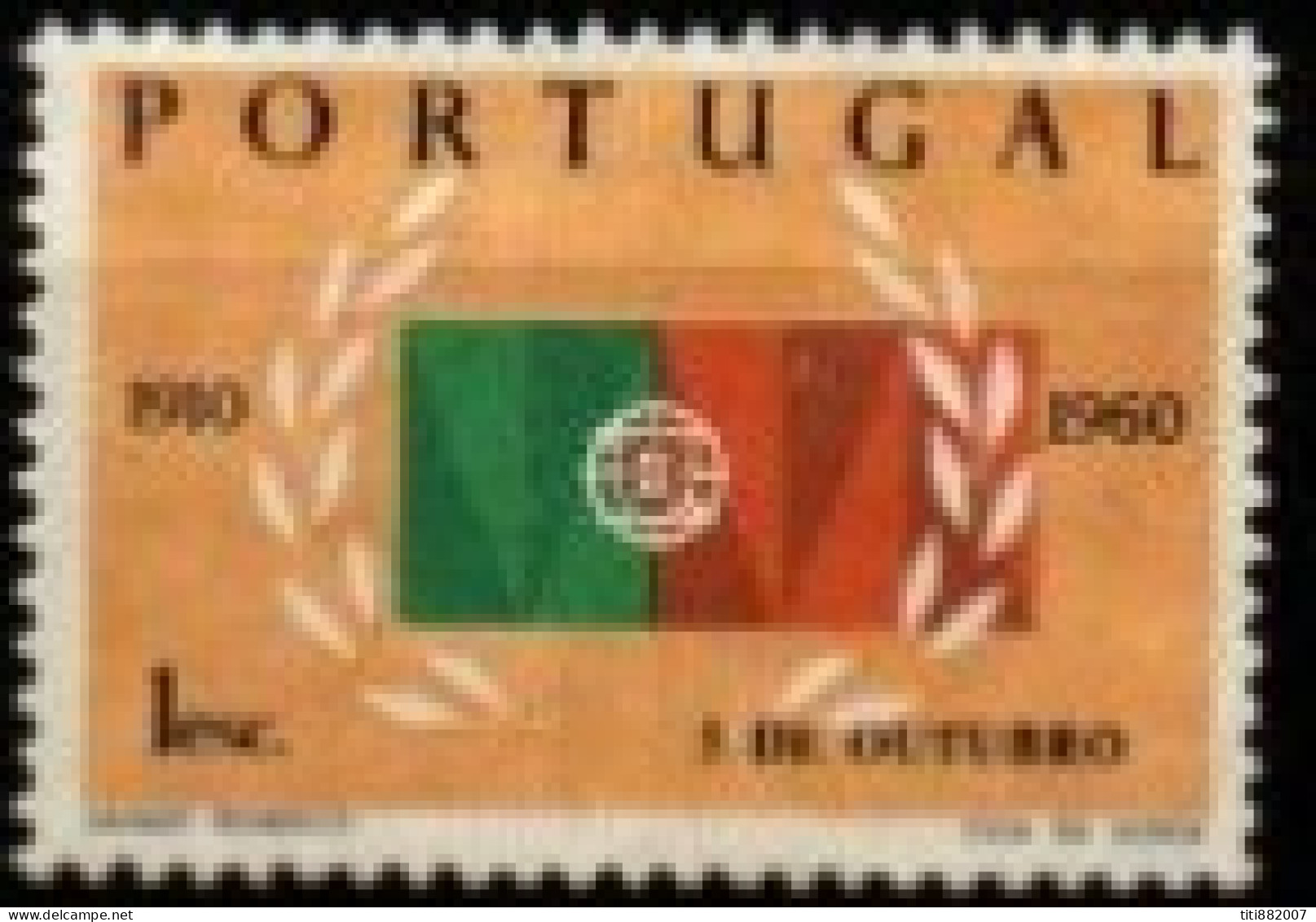 PORTUGAL  -   1960.  Y&T N° 883 *.  Drapeau - Unused Stamps