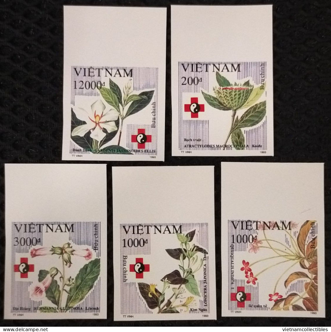 Vietnam Viet Nam MNH Imperf Stamps 1993 : Medicinal Herbs / Flora / Plant / Flower (Ms660) - Viêt-Nam