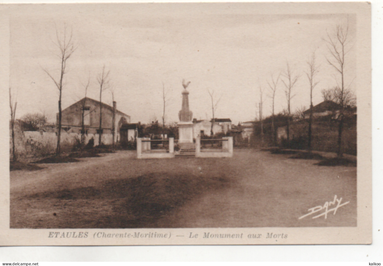 CPSM ( Etaules - Le Monument Aux Morts ) - Other & Unclassified