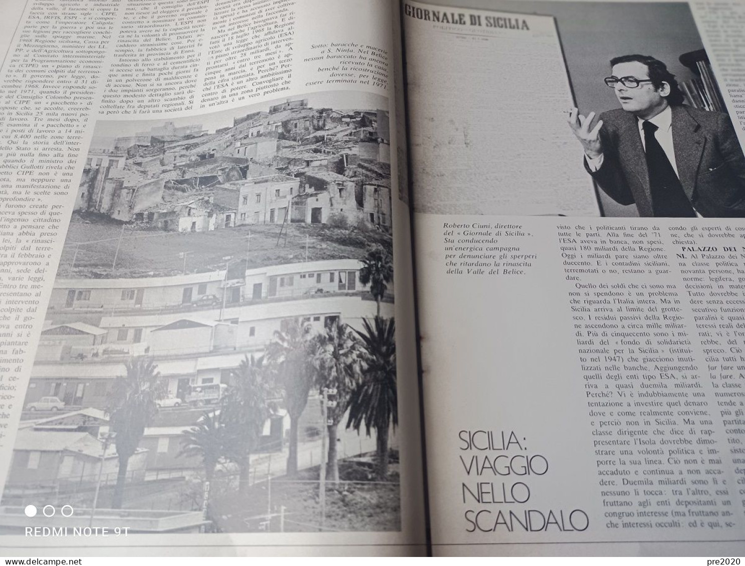 EPOCA 1973 FORNOVO QUARTU SANT’ELENA IL BELICE SANTA NINFA TELE BIELLA TV LIBERA - Other & Unclassified