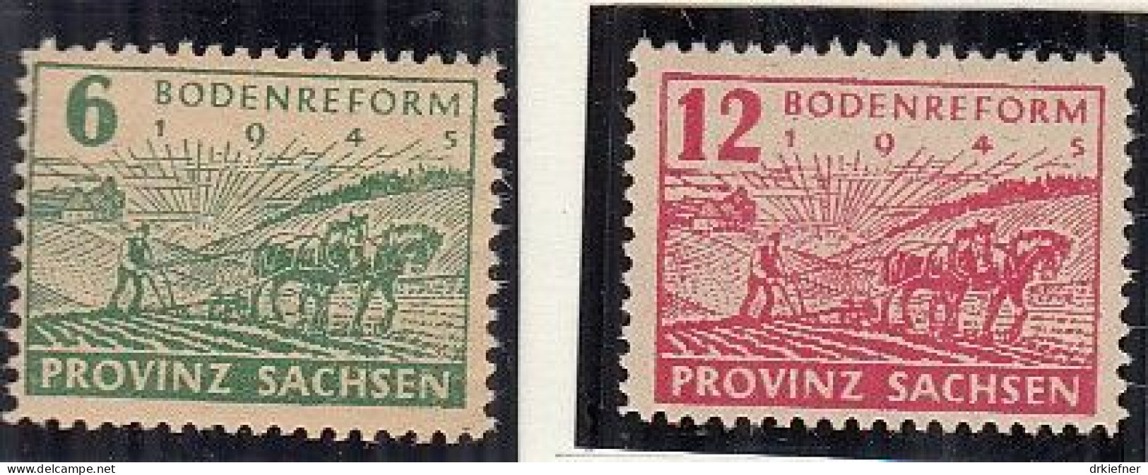 SBZ  85-86 A, Postfrisch **, Bodenreform, 1945 - Nuevos