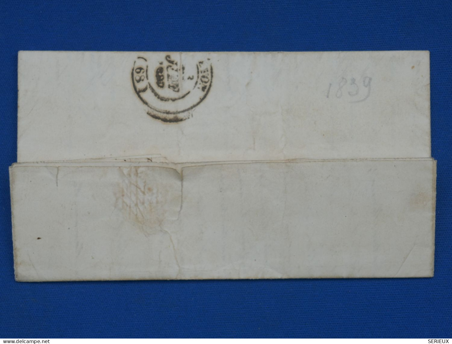 DO19 FRANCE  LETTRE TRES  TOUCHANTE  1839 TOULOUSE A LYON +AFF. INTERESSANT++ - 1801-1848: Vorläufer XIX