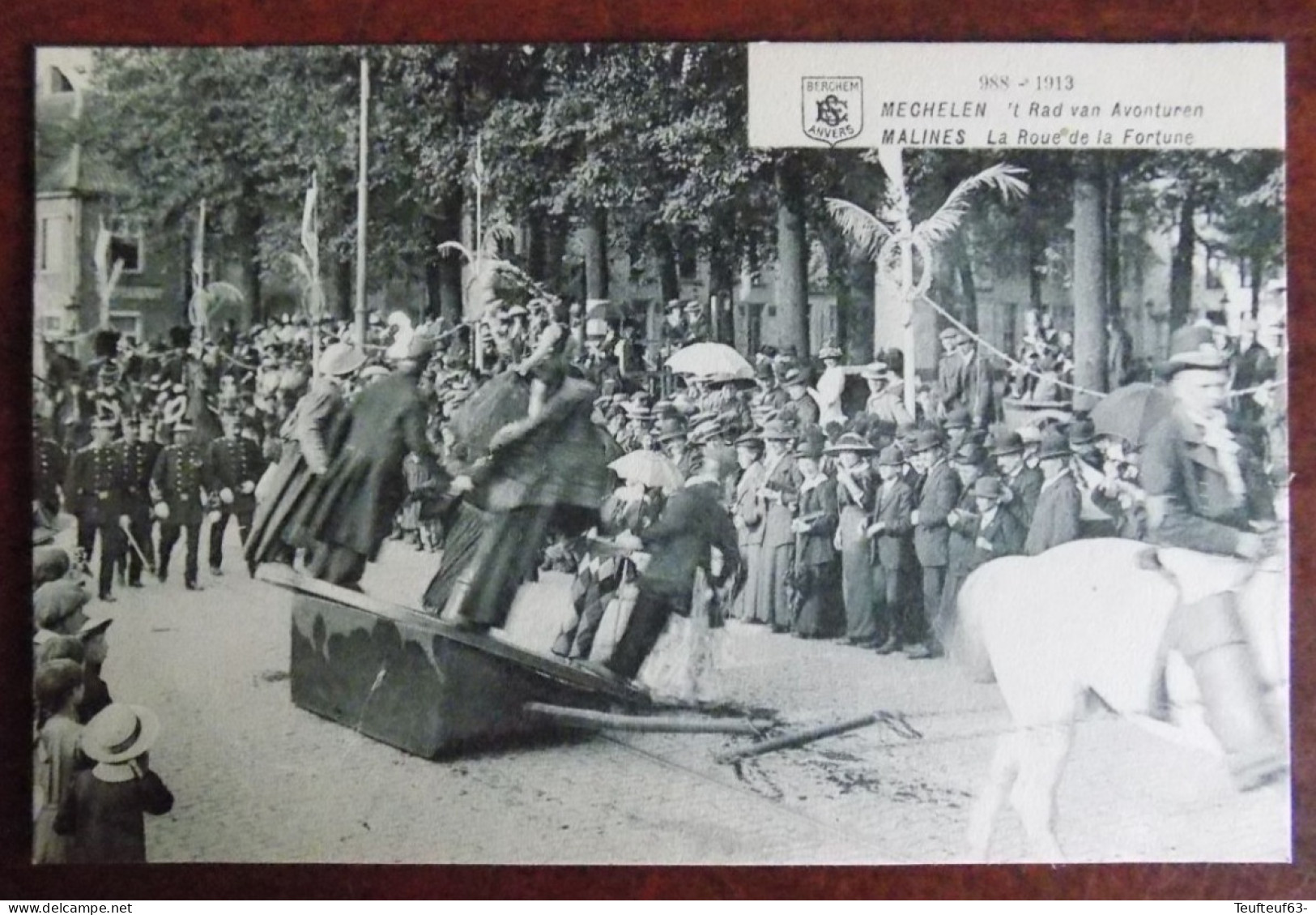 Cpa  Mechelen : 't Rad Van Avonturen  - 1913 - Malines