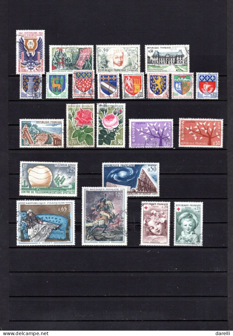 France - Lot De 118 Timbres Oblitérés De 1960 Et 1962 - Used Stamps