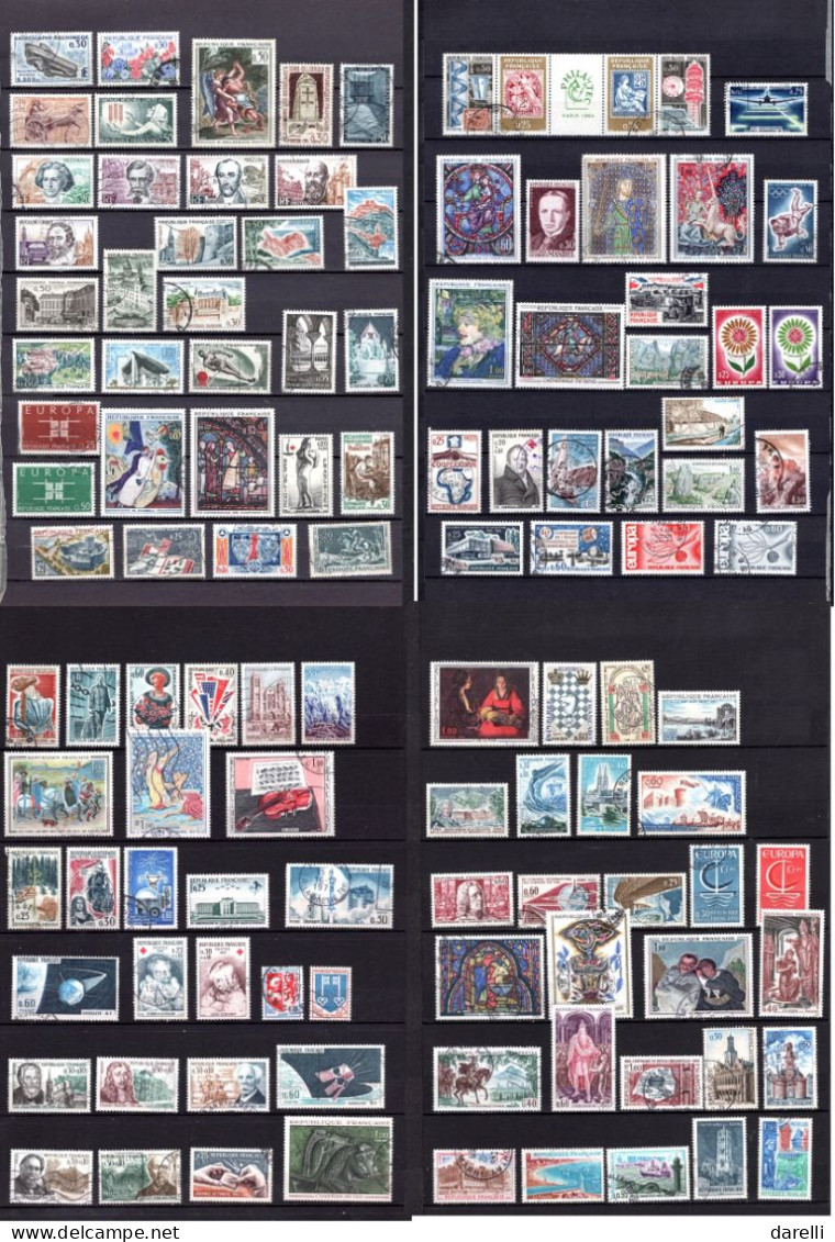 France - Lot De 114 Timbres Oblitérés De 1963 Et 1966 - Used Stamps