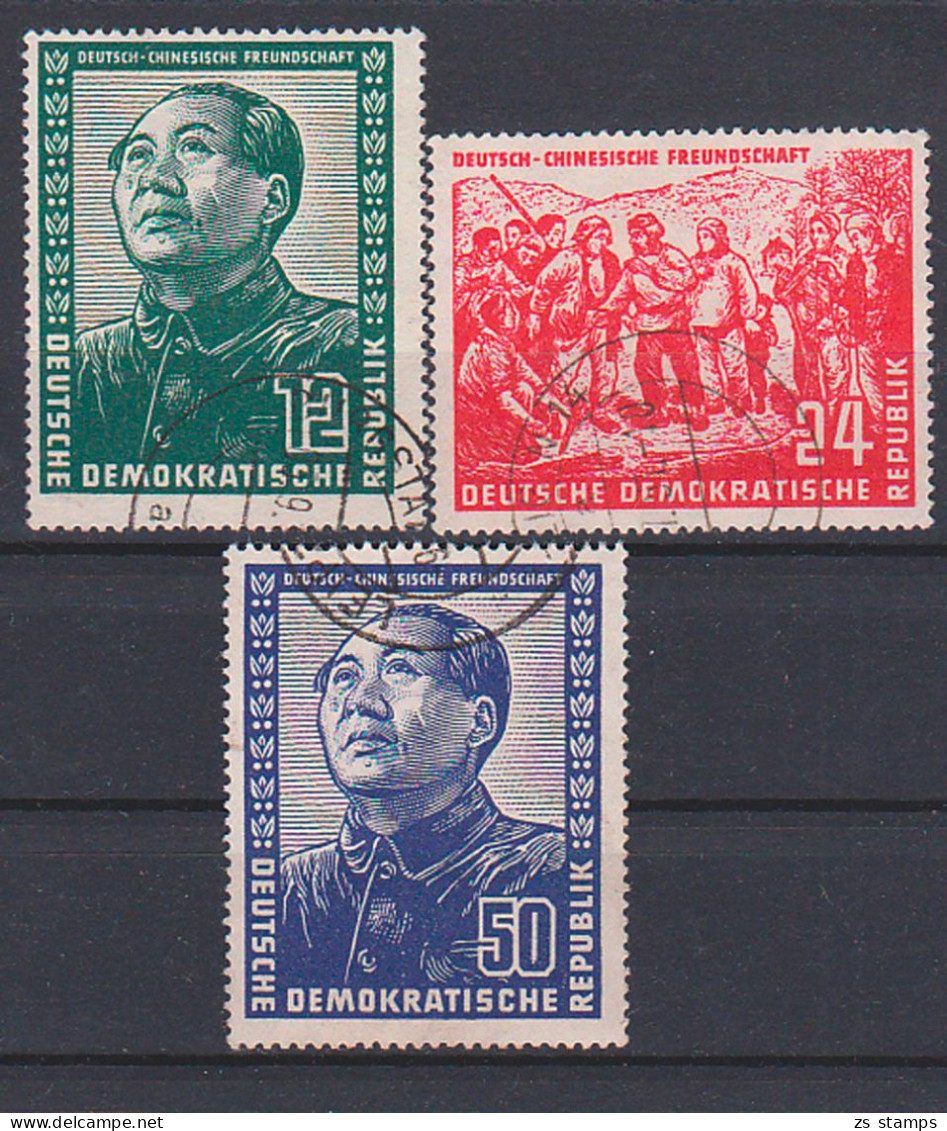Deutsch-Chinesiche-Freundschaft Mao Zedong Bedarfs-gestempelt DDR 286/89 - Used Stamps