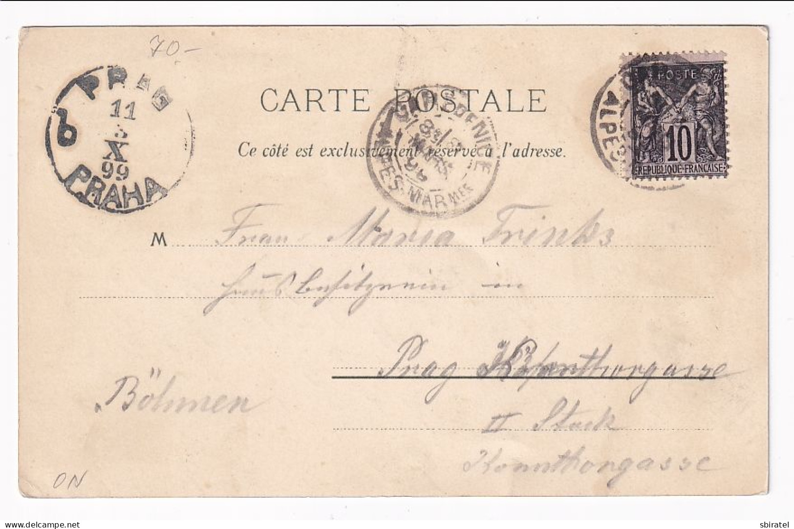 Souvenir De Menton 1899 - Menton