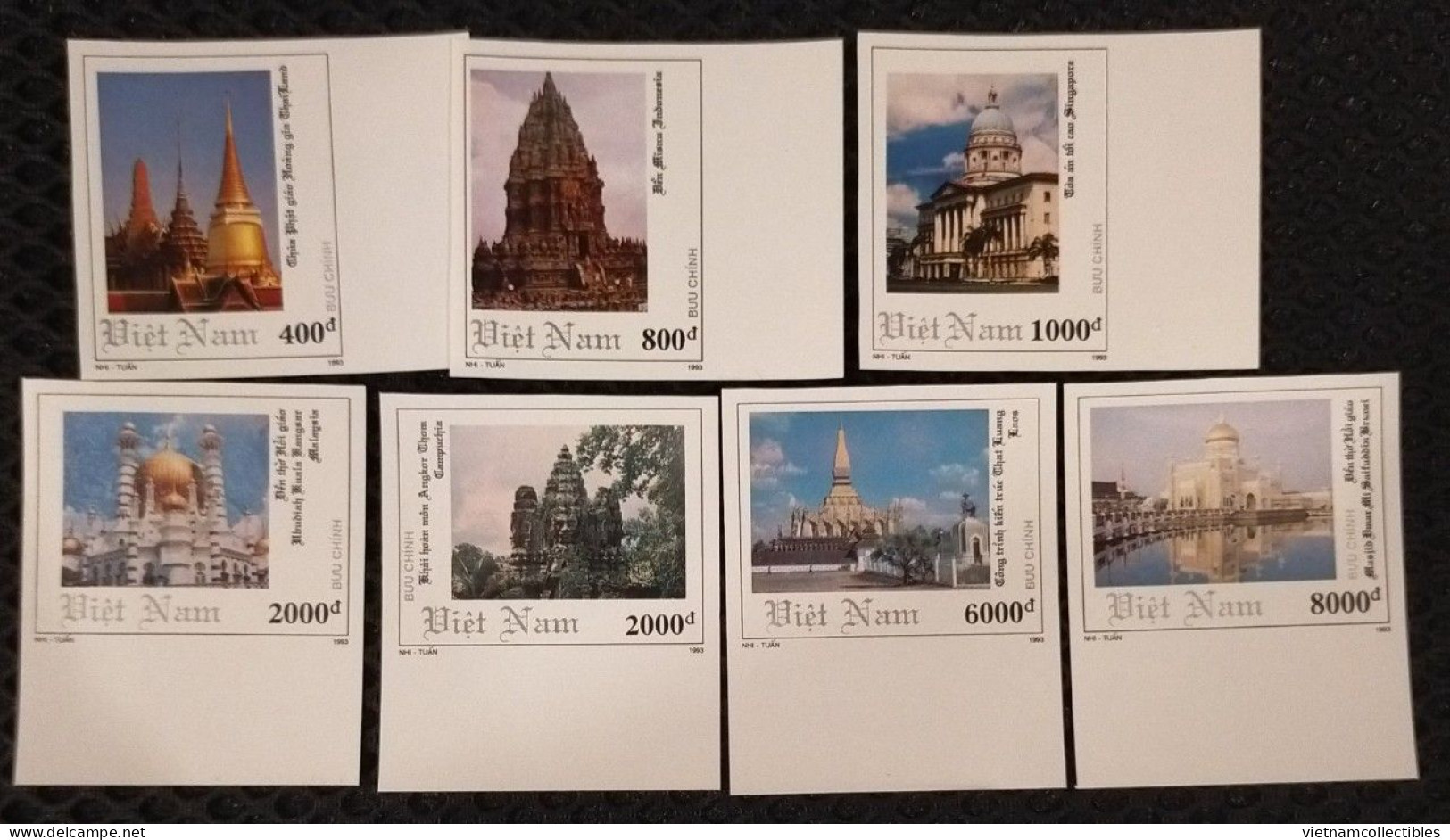 Vietnam Viet Nam MNH Imperf Stamps 1993 : South East Asian Ancient Architecture / Mosque / Buddhism (Ms668) - Vietnam