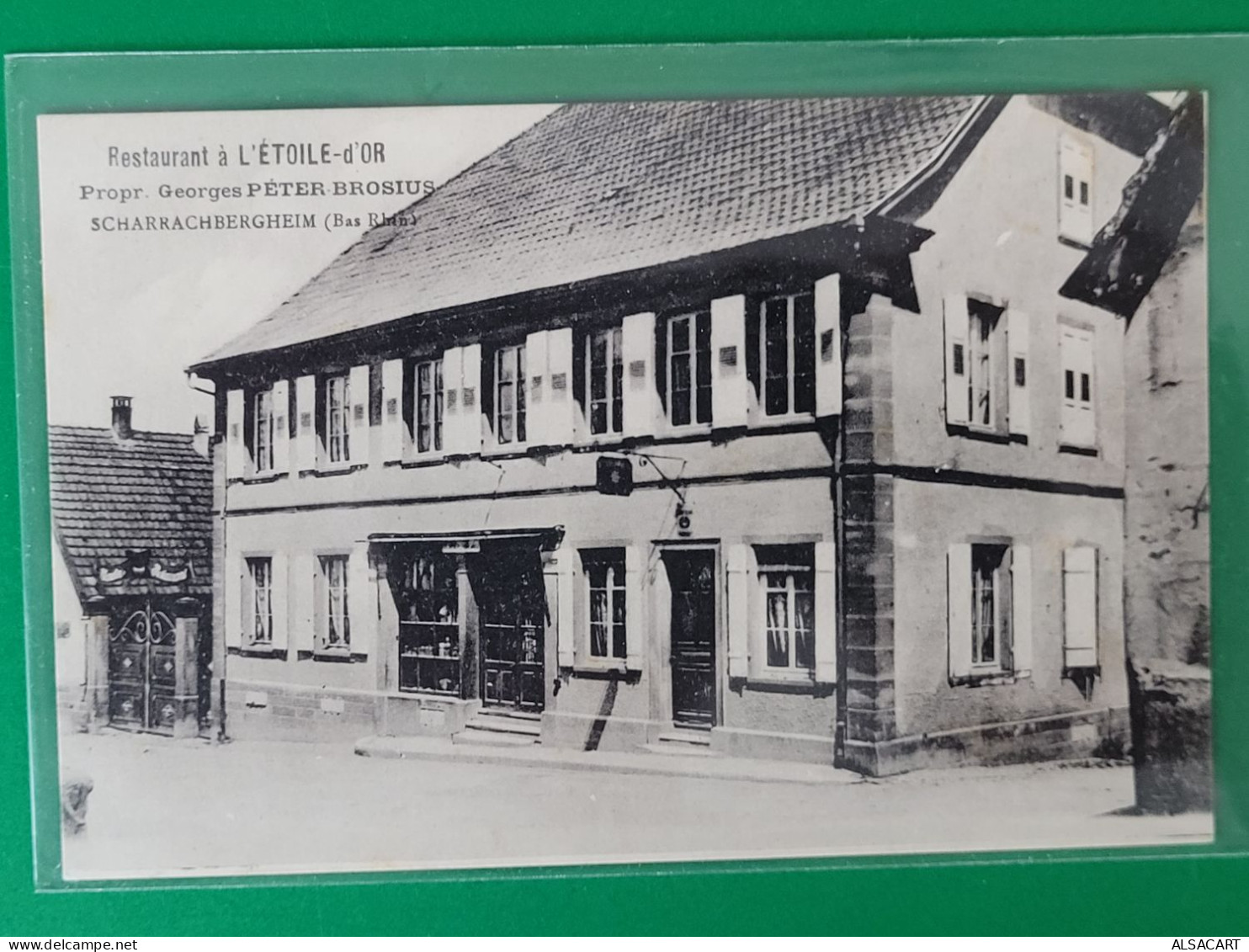 Scharrachbergheim , Restaurant à L'étoile D'or , Peter Brosius - Sonstige & Ohne Zuordnung