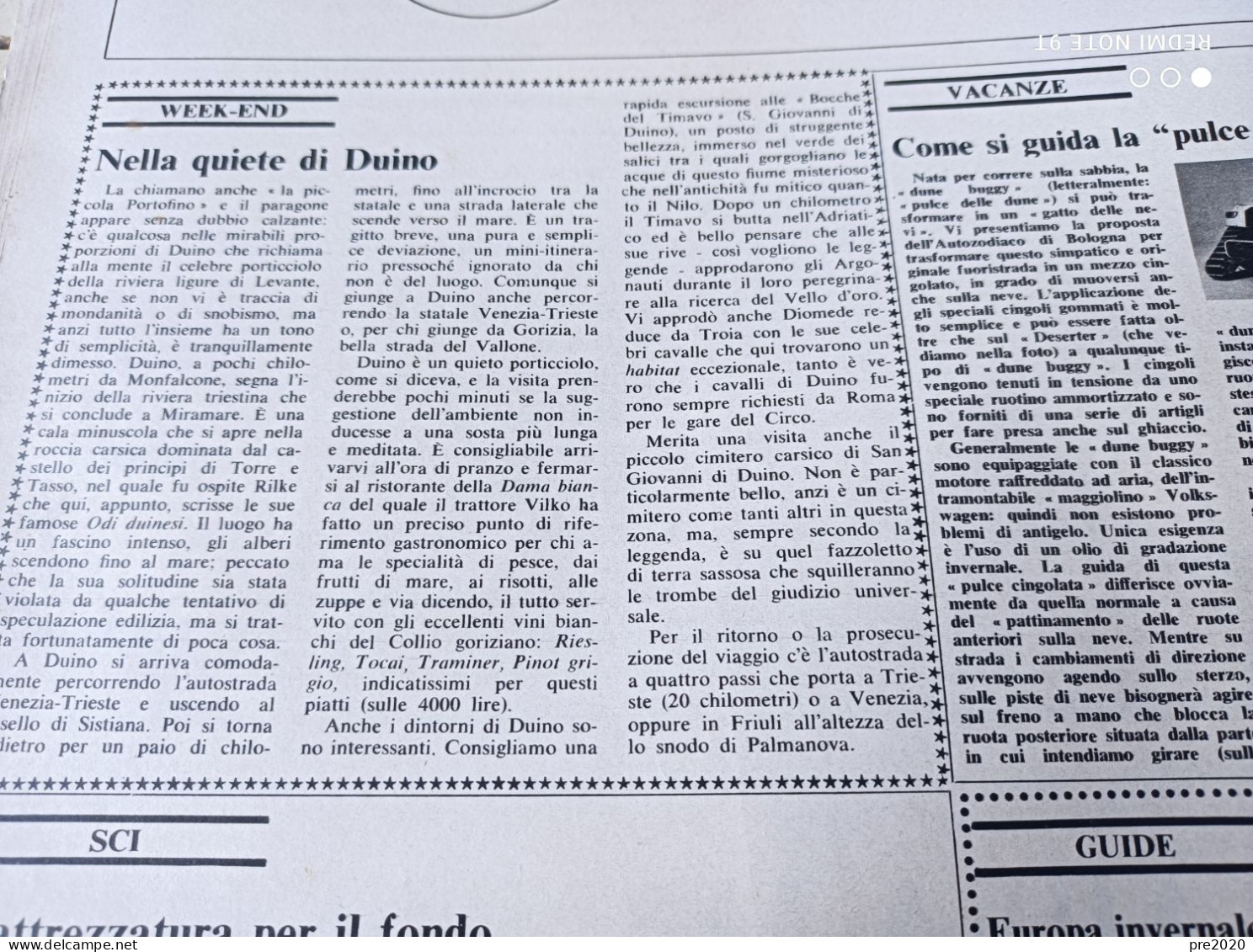 EPOCA 1973 VINICIUS DE MORAES DUINO TOQUINHO FORNOVO PARMA - Autres & Non Classés