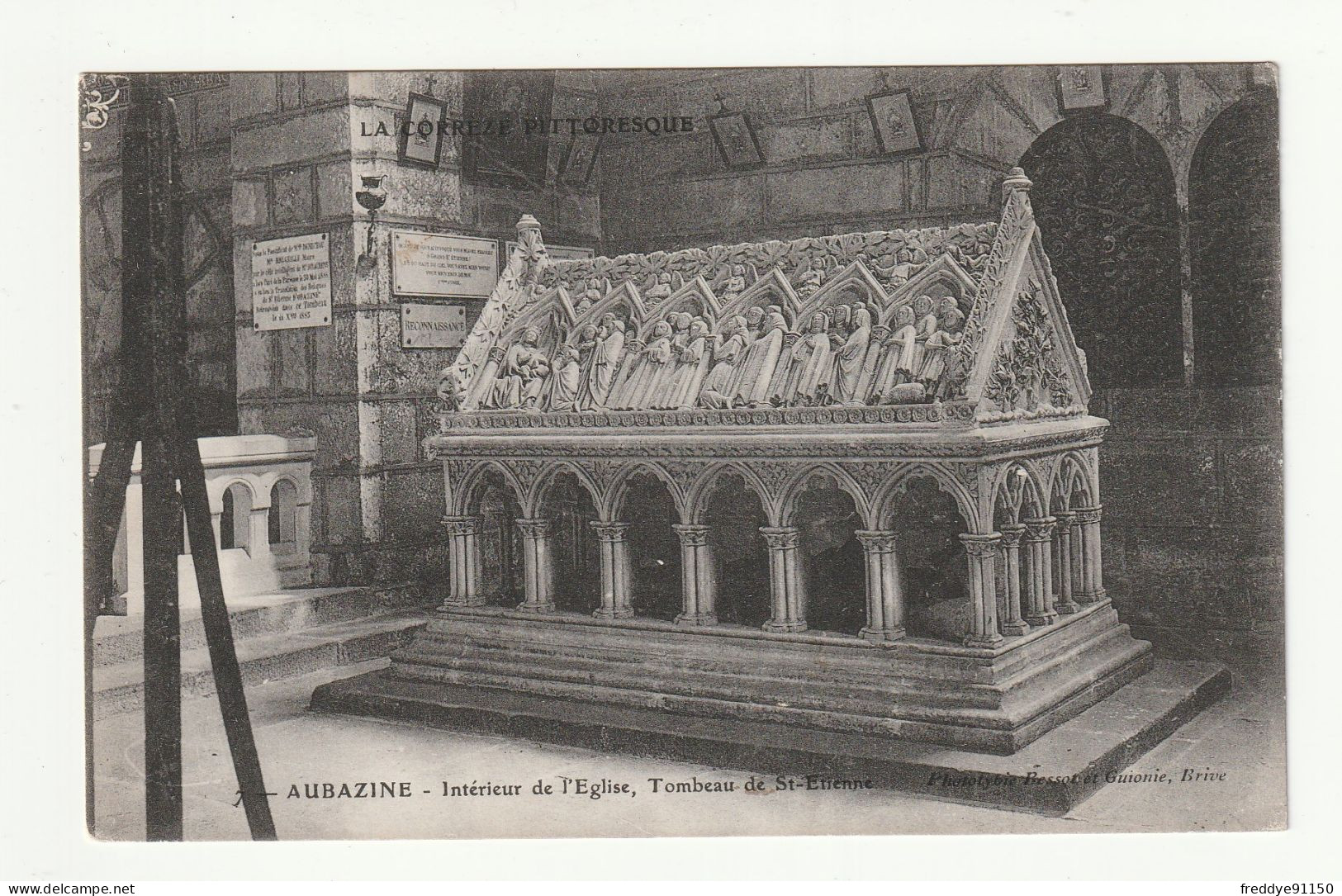 19 . Aubazine . Intérieur De  L'église . Tombeau De Saint Etienne - Sonstige & Ohne Zuordnung
