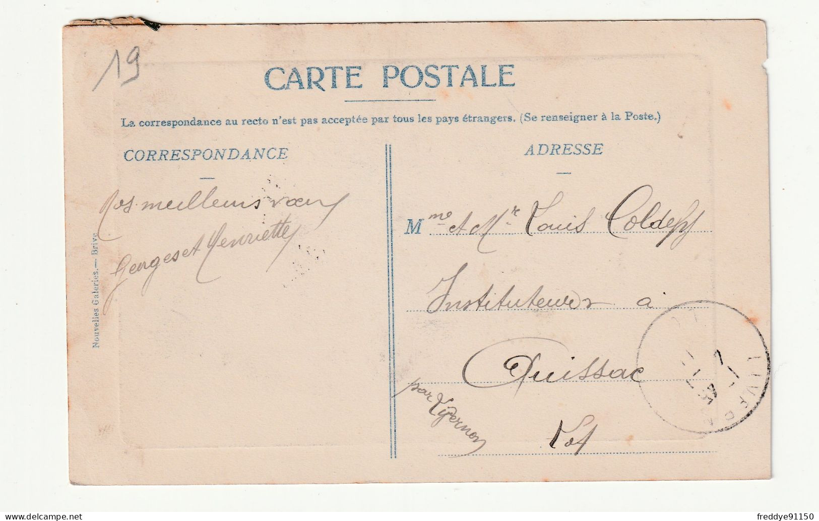 19 . Brive . Esplanade Du XIV Juillet .  1911 - Brive La Gaillarde