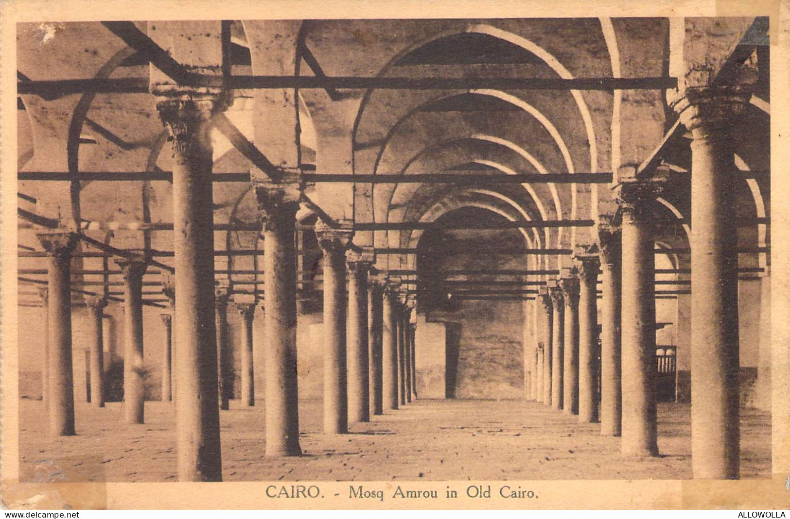 26996 " CAIRO-MOSQ AMROU IN OLD CAIRO " -VERA FOTO-CART. POST. NON SPED. - Cairo