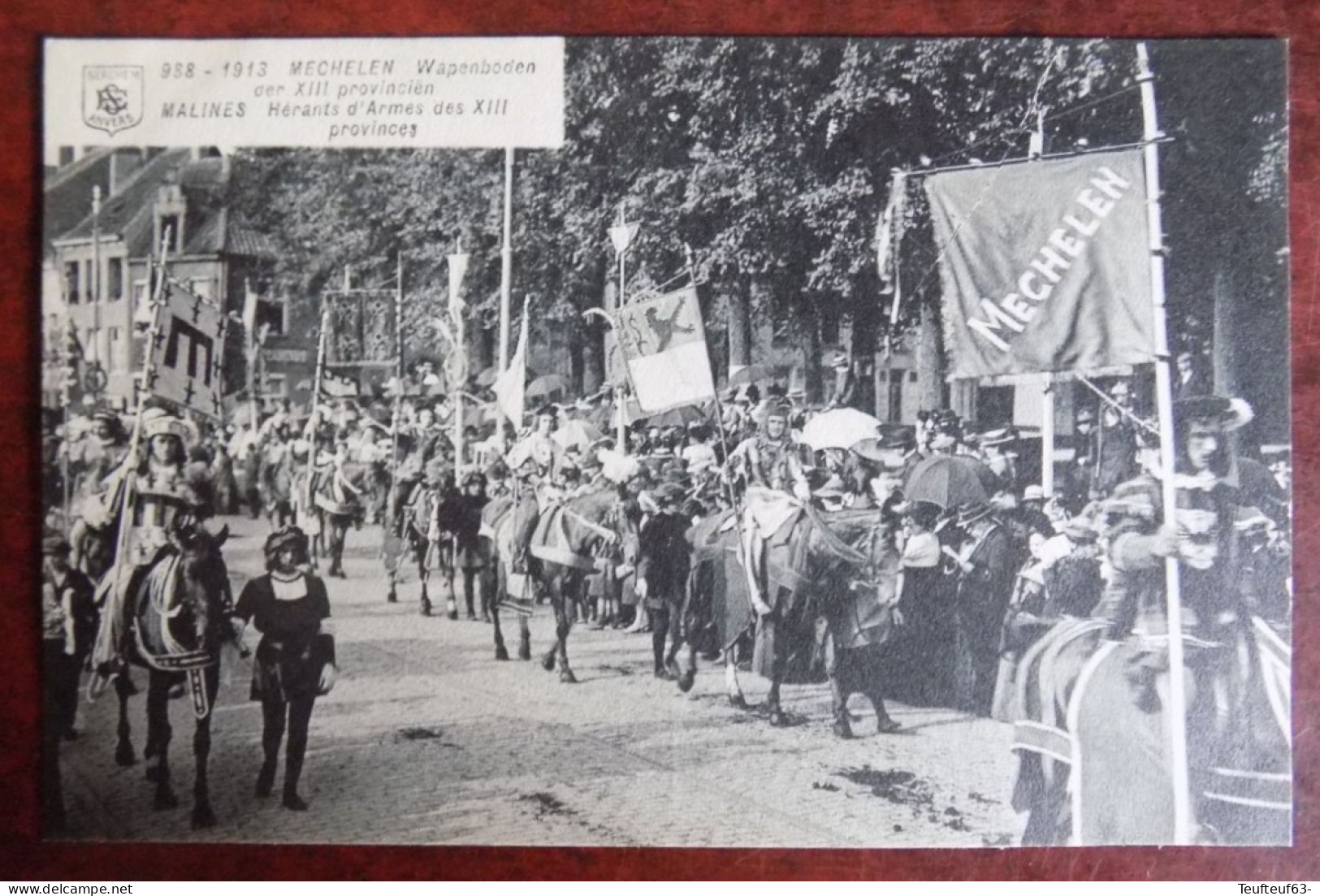Cpa  Mechelen : Wapenboden Der XIII Provinciën  - 1913 - Mechelen
