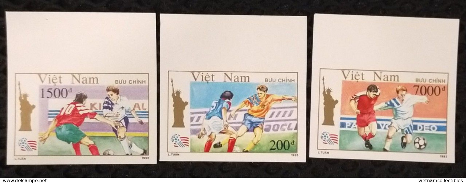 Vietnam Viet Nam MNH Imperf Stamps 1993 : World Cup Football In USA / Liberty Statue (Ms663) - Viêt-Nam