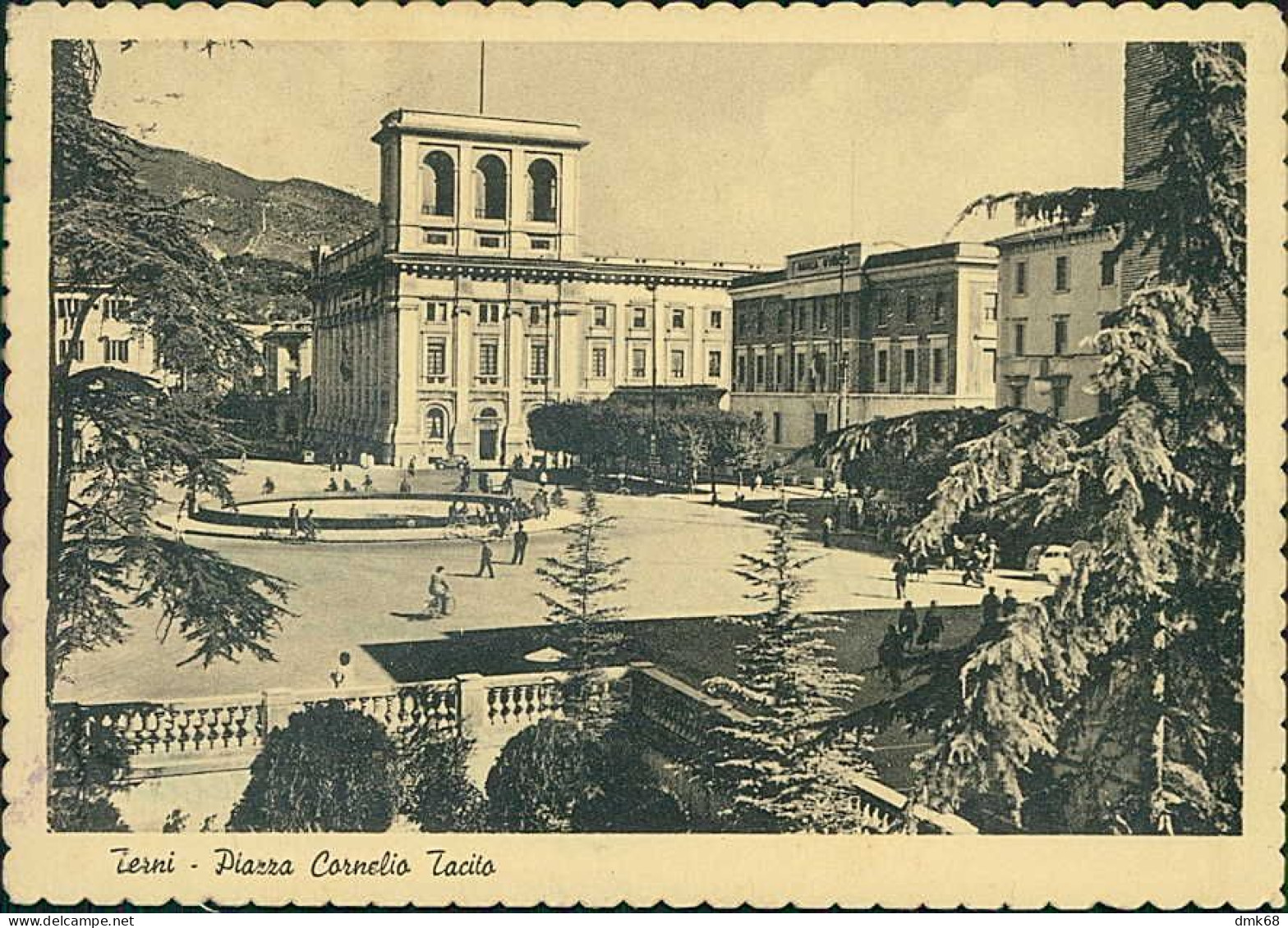 TERNI - PIAZZA CORNELIO TACITO - EDIZIONE BERRETTA - SPEDITA 1955 (20747) - Terni