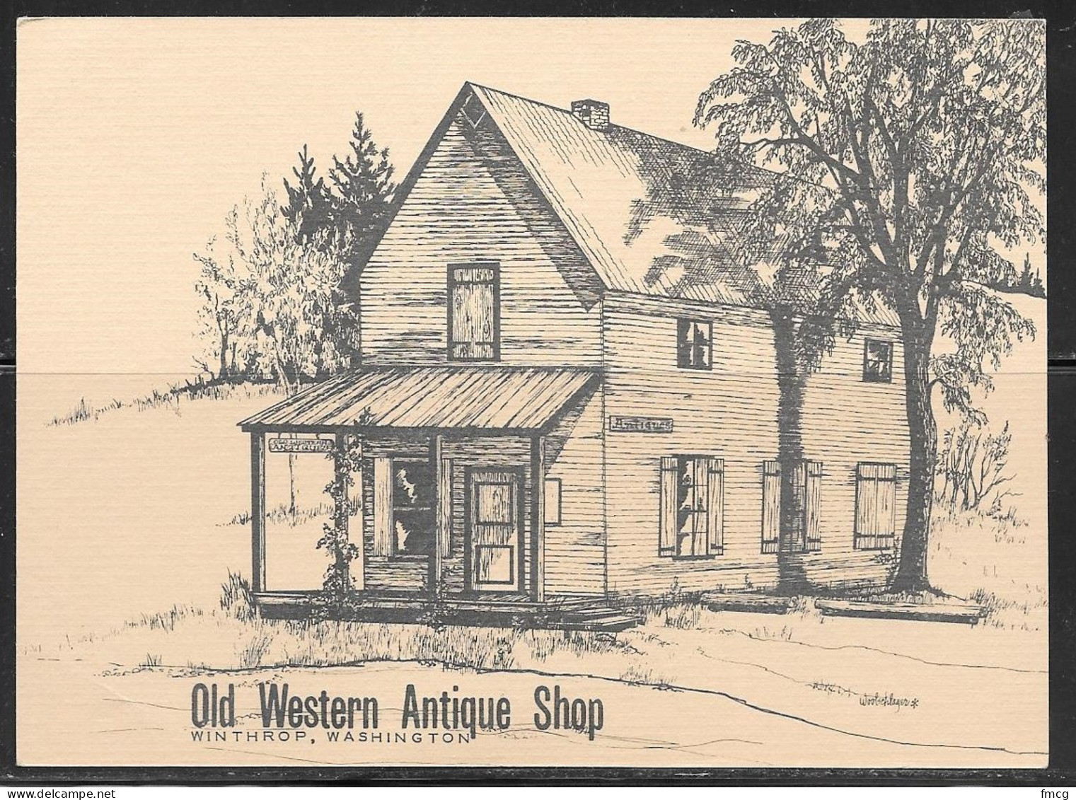 Washington, Winthrop, Old Western Antique Shop, Unused - Autres & Non Classés