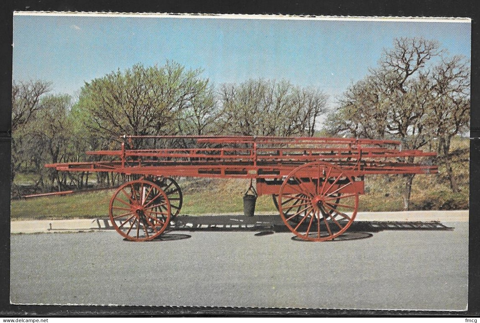 Okla. Firefighter Museum, 1900 Seagraves Ladder Cart, Unused - Oklahoma City