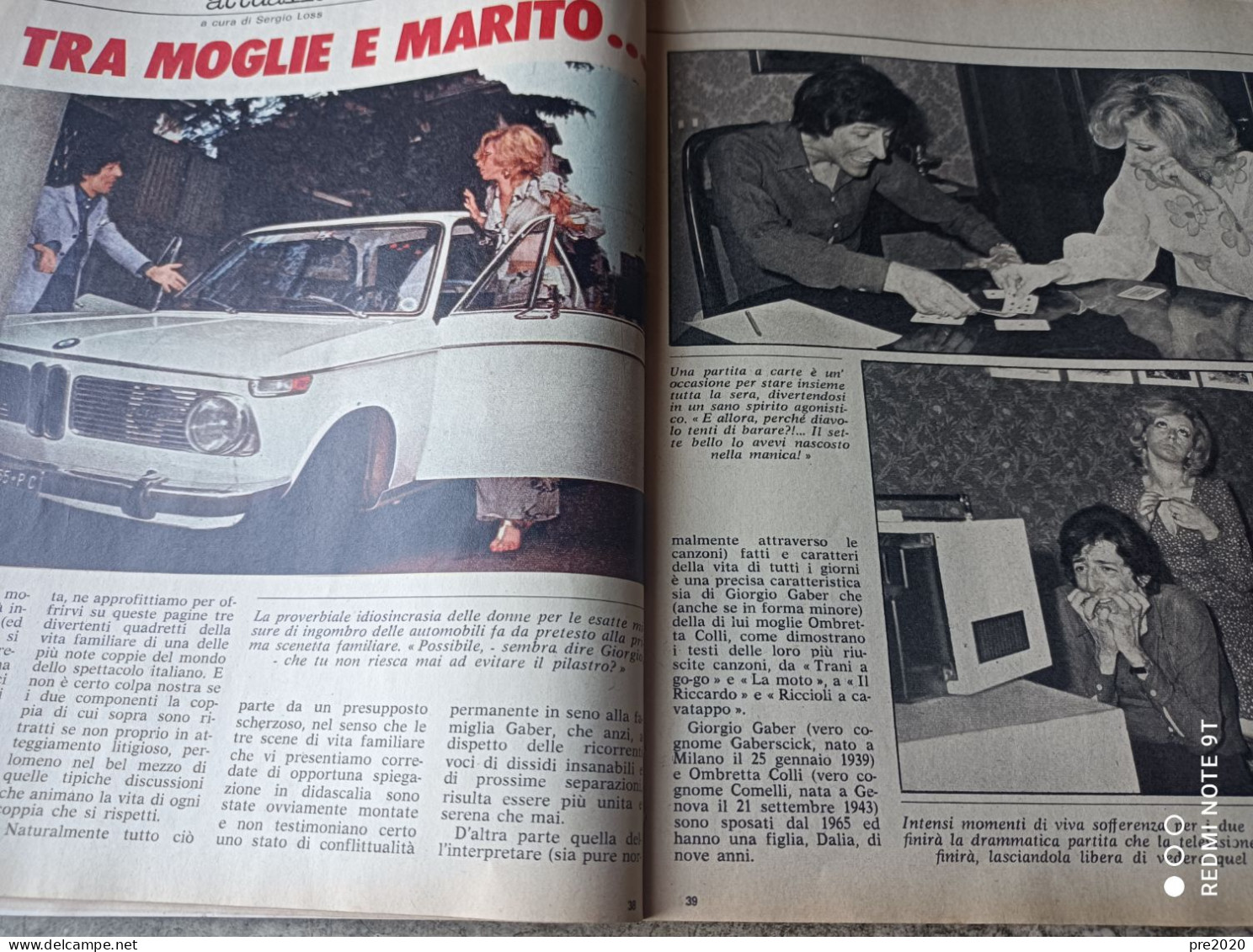 L’INTREPIDO 1975 GIORGIO GABER OMBRETTA COLLI I JETHRO TULL SPELLO - Sonstige & Ohne Zuordnung