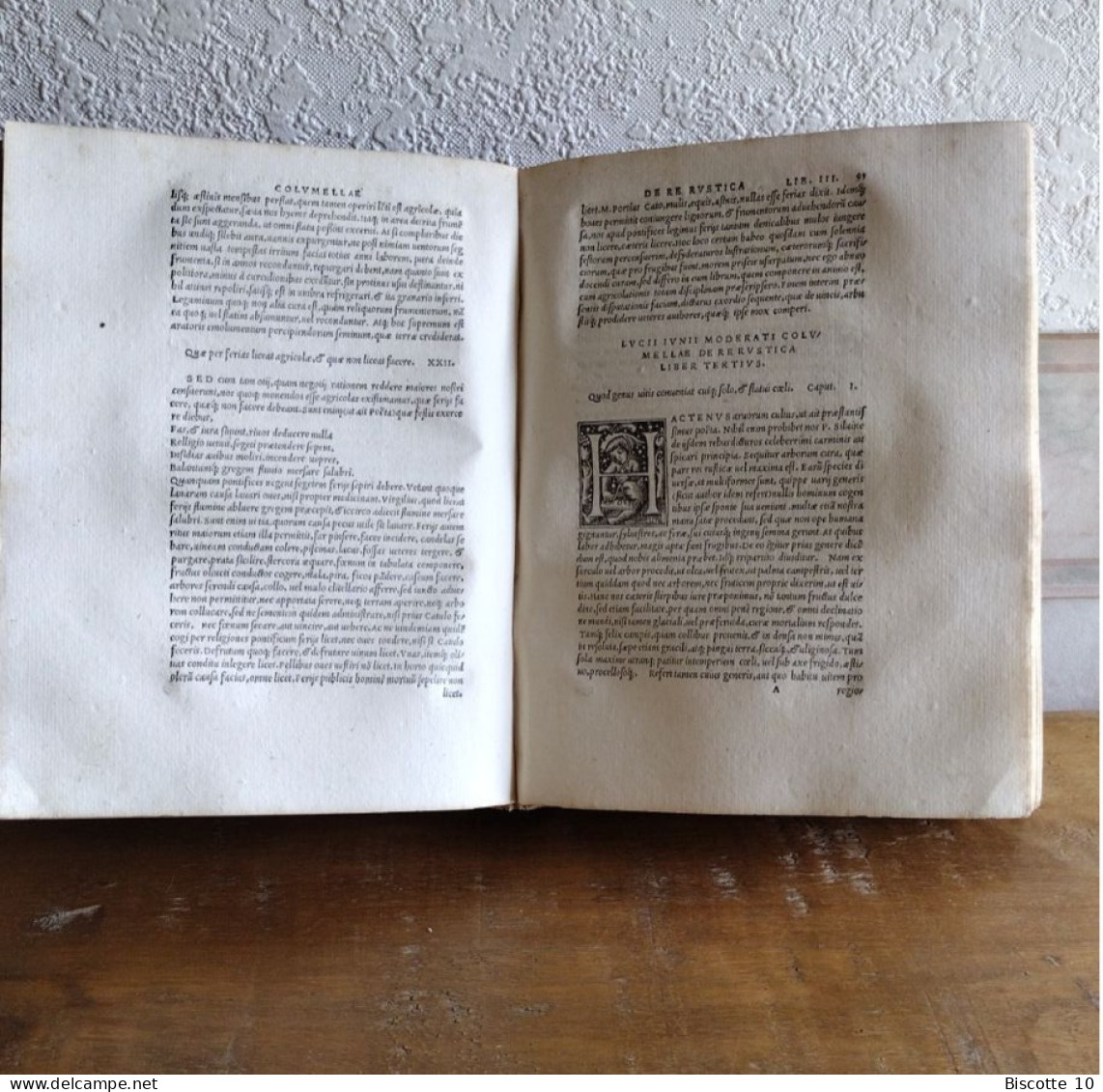 Libri de re rustica , année 1535 . Latin .