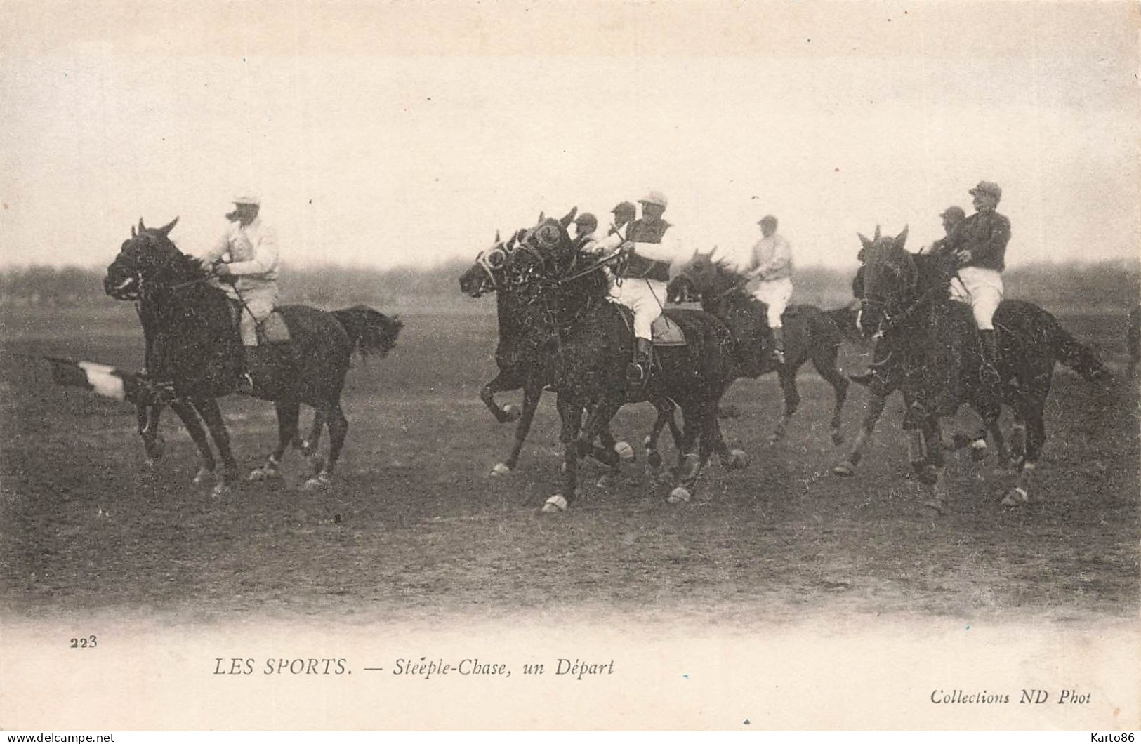 Hippisme * Les Sports N°223 * Steeple Chase , Un Départ * Hippique Cheval Chevaux équitation Jockey - Horse Show