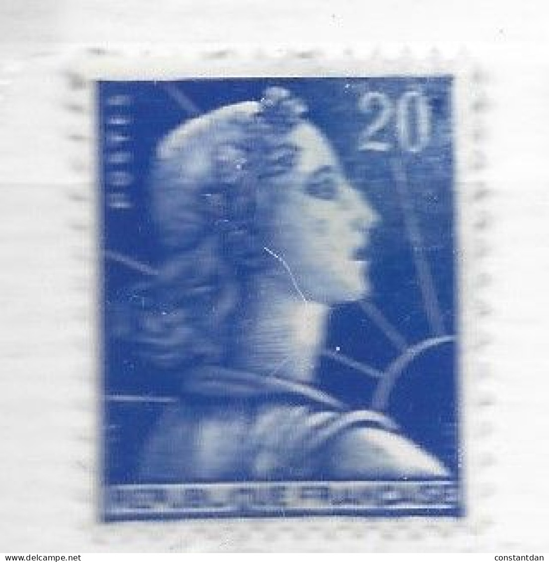 FRANCE N° 1011B 20F BLEU TYPE MARIANNE DE MULLER F DE 20F ABSENT NEUF SANS CHARNIERE - Unused Stamps