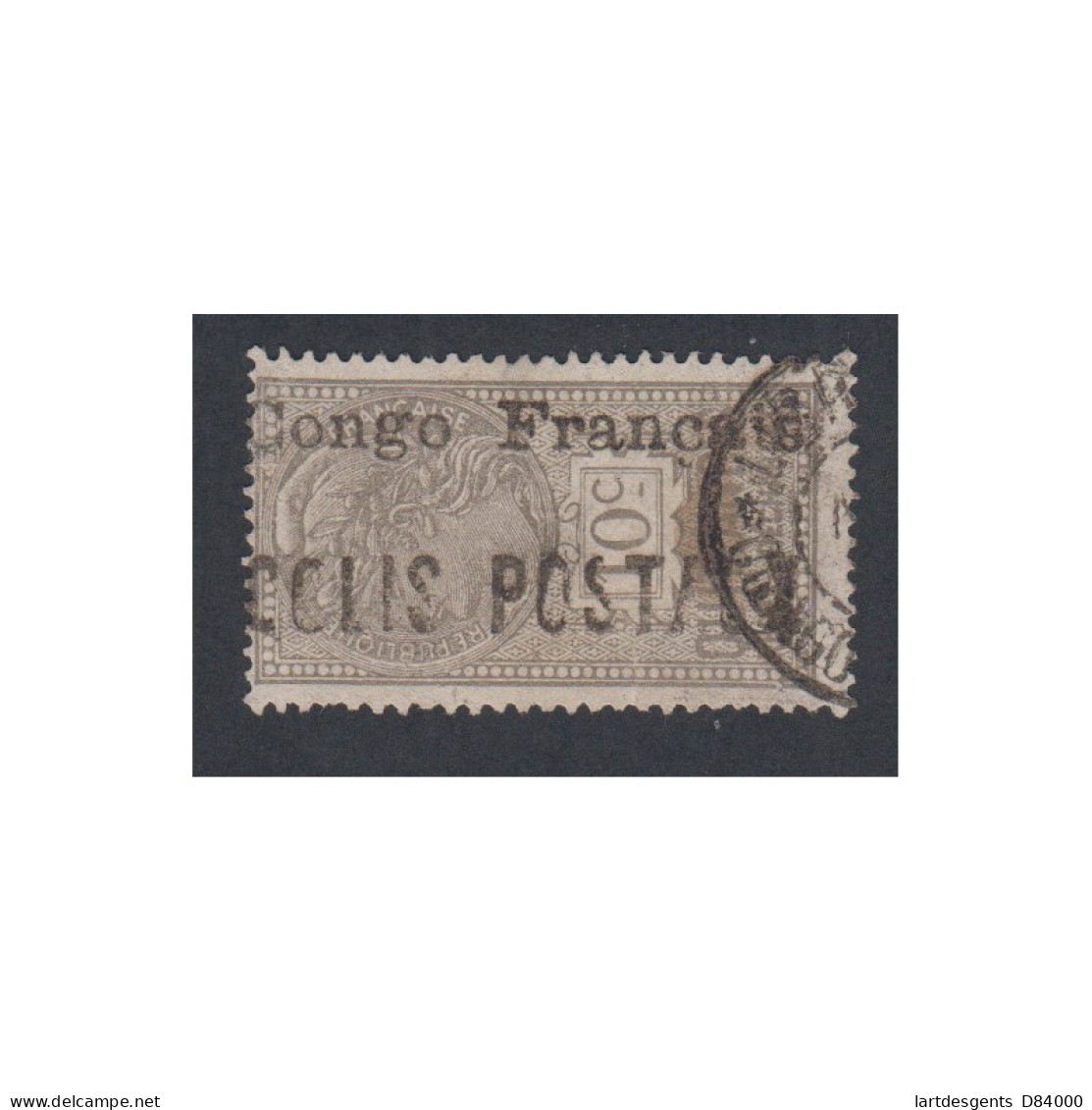 Congo Français Colonie 1893 Colis Postaux N°2, Cote 275 € Lartdesgents - Lettres & Documents