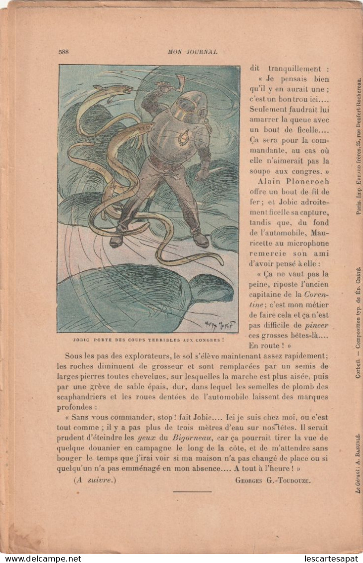 Mon Journal 14 Juin 1913 Illustrateur Raymond De La Neciere, Henri Morin - 1900 - 1949