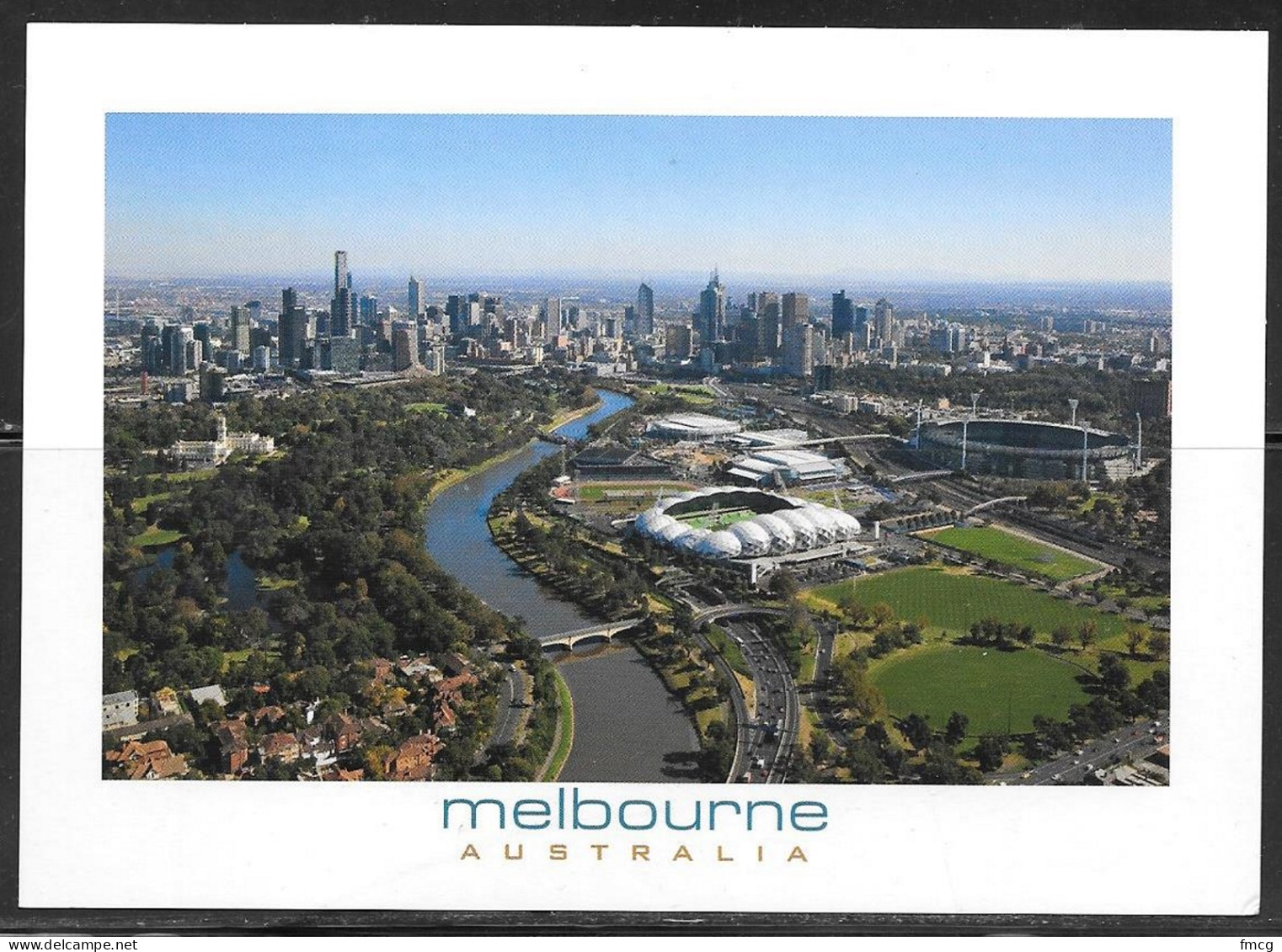 Australia, Melbourne, Yarra River And Skyline, Unused - Melbourne