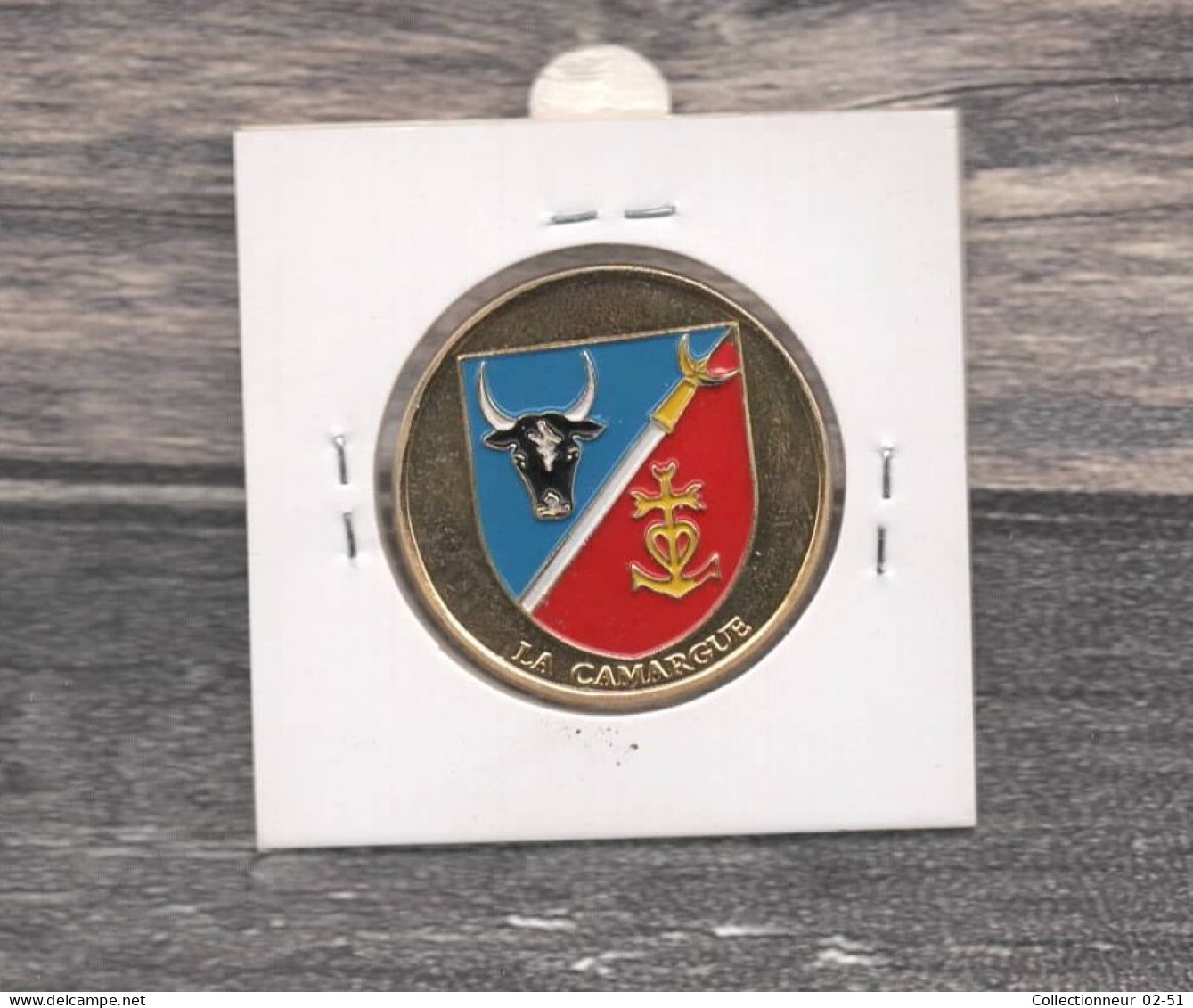 Médaille Souvenirs&Patrimoine :  Aigues Mortes - La Tour Constance  (couleur Or) - Sonstige & Ohne Zuordnung