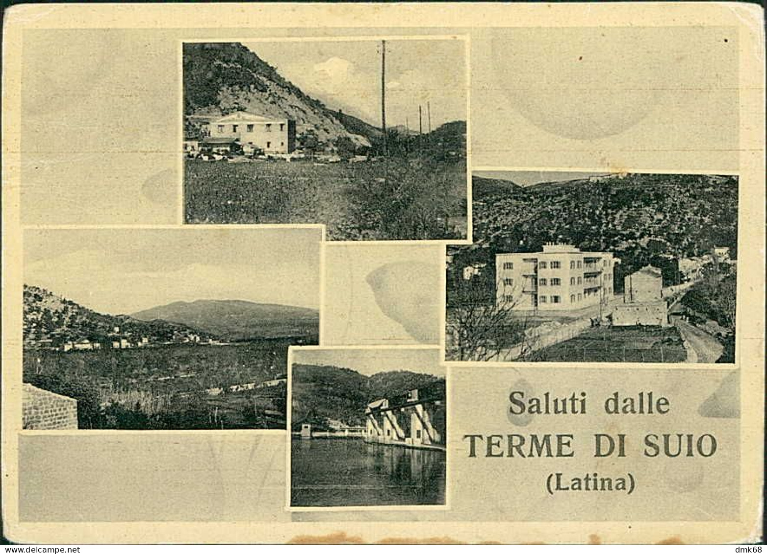SUIO TERME ( CASTELFORTE / LATINA ) SALUTI / VEFUTINE - EDIZIONE CIORRA - SPEDITA 1958 (20750) - Latina