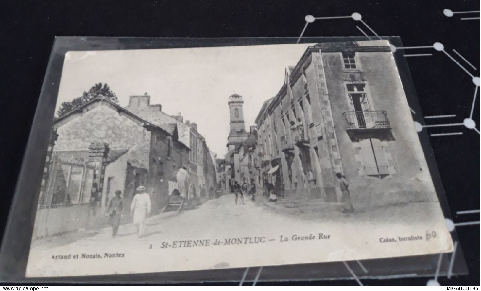 Cartes   Postale N  1 ST ETINNE DE MONTLUC    La Grande Rue - Saint Etienne De Montluc