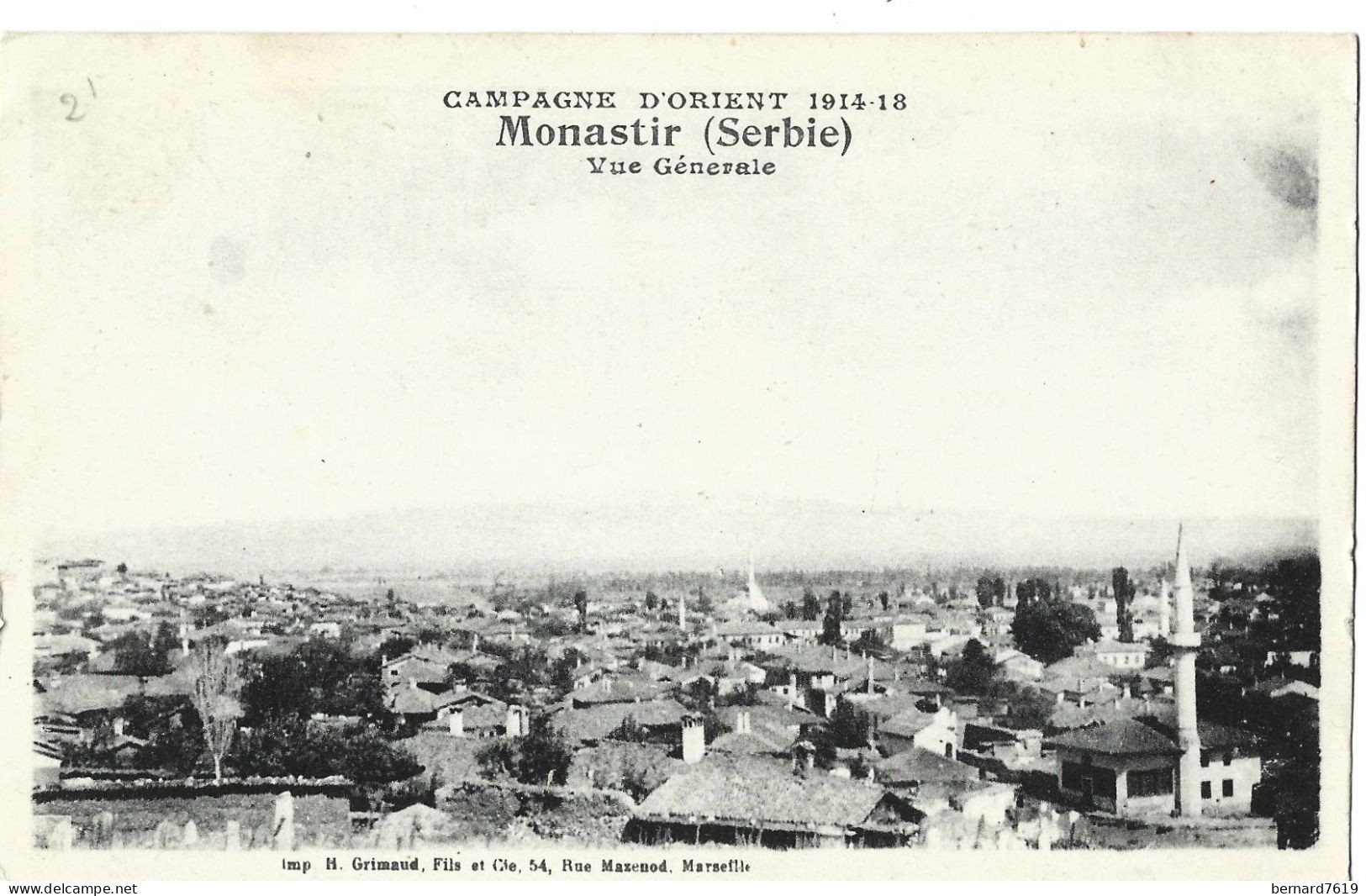 Serbie - Monastir - Campagne D'orient 1914 - 1918 - Voutes Antiques D'un Monastere - Serbien