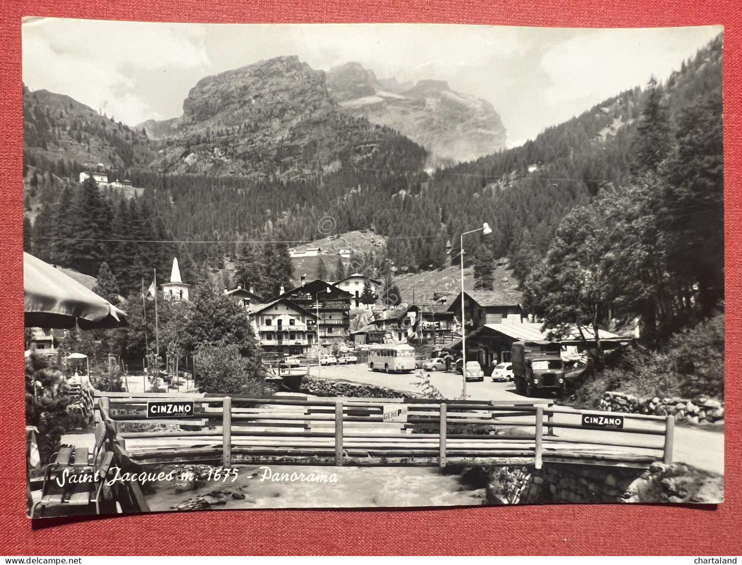 Cartolina - Saint Jacques ( Valle D'Aosta ) - Panorama - 1964 - Andere & Zonder Classificatie