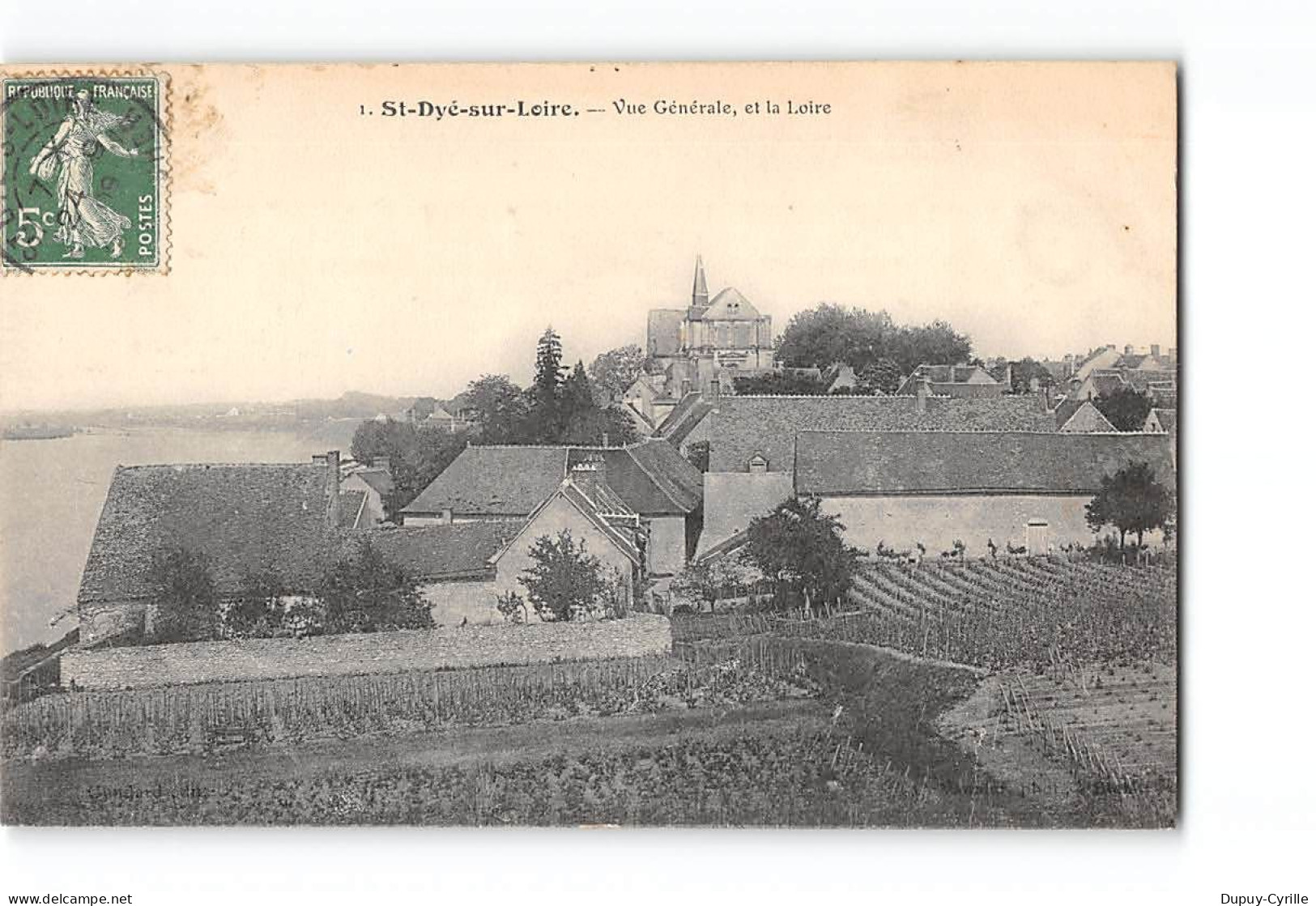 SAINT DYE SUR LOIRE - Vue Générale Et La Loire - Très Bon état - Autres & Non Classés