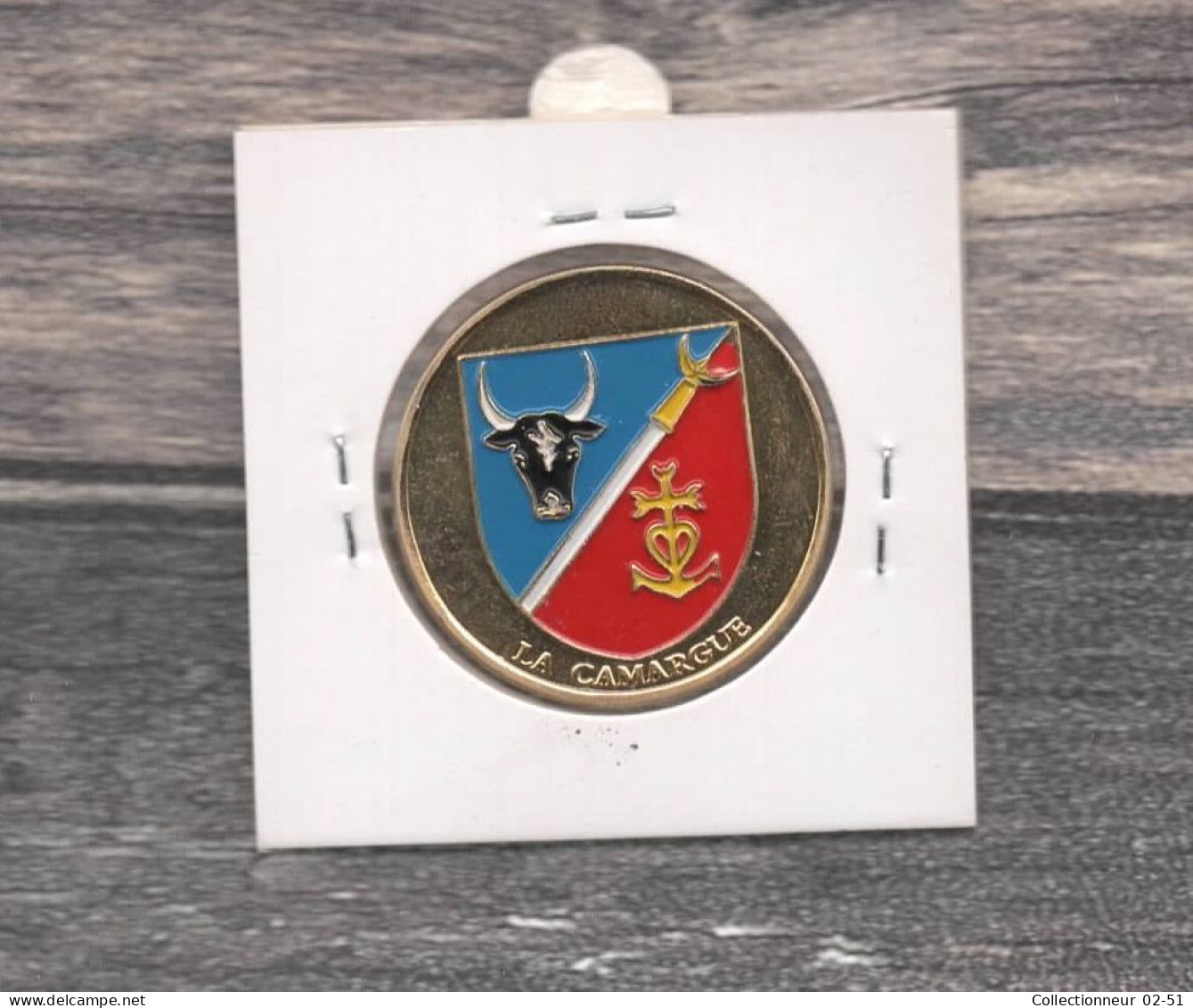 Médaille Souvenirs&Patrimoine :  La Grau Du Roi  (couleur Or) - Other & Unclassified