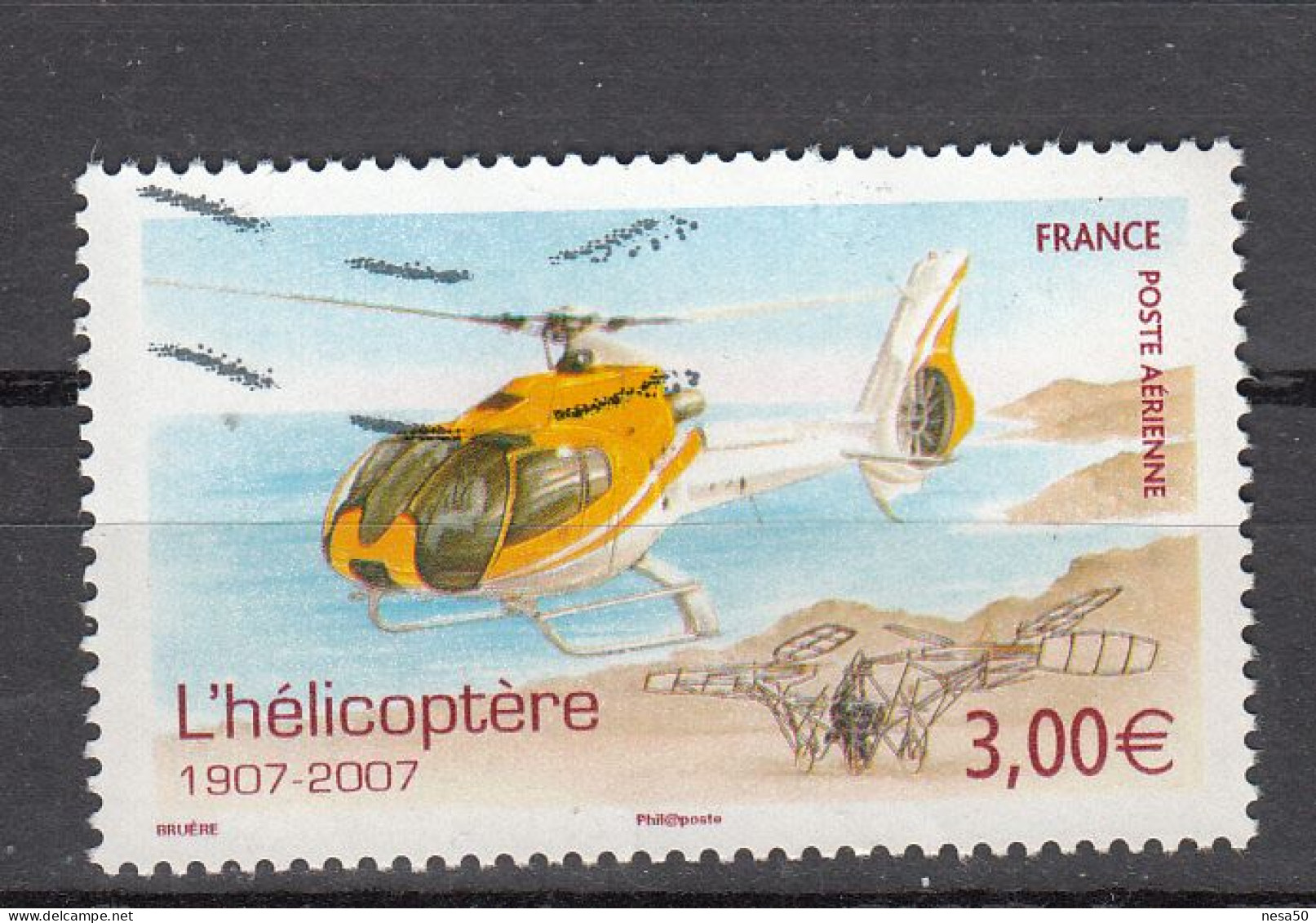 Frankrijk 2007 Mi Nr. 4215, Helikopter - Gebraucht