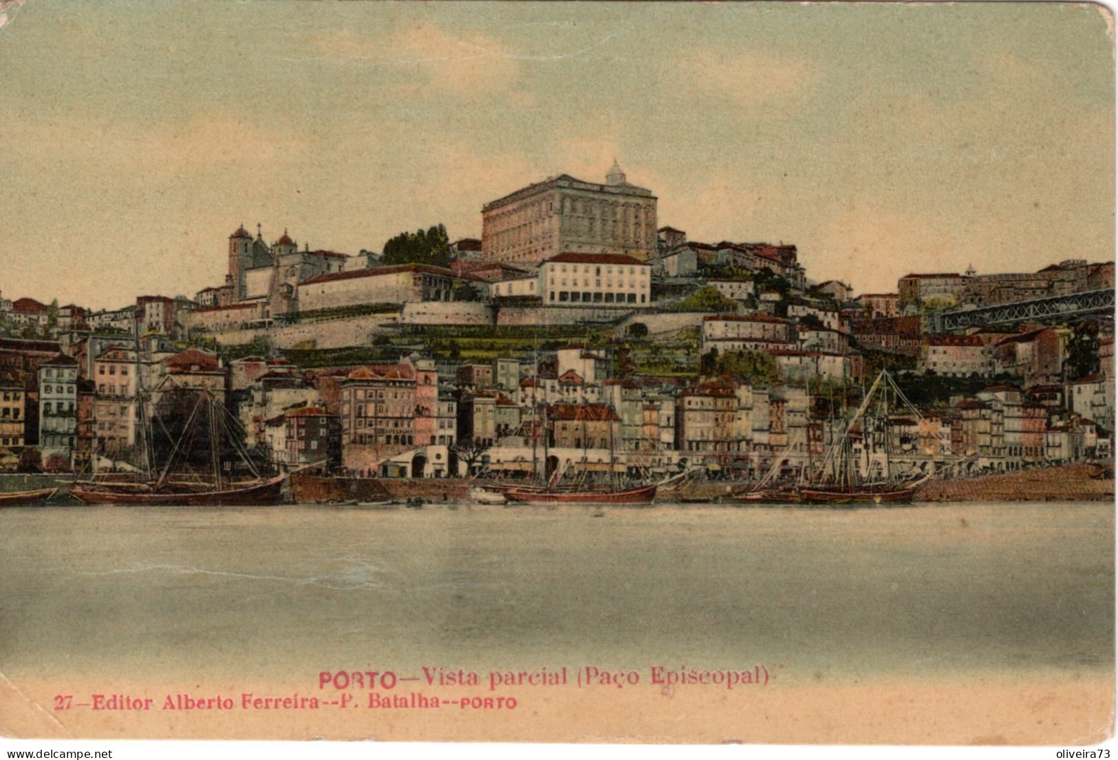 PORTO - Vista Parcial (Paço Episcopal) (Ed. Alberto Ferreira - Nº 27) PORTUGAL - Porto