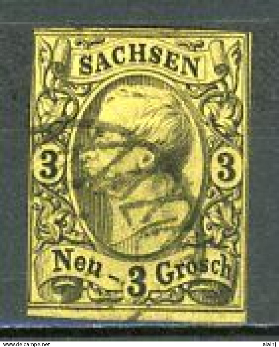 Allemagne Sachsen    Y&T   10   Obl    ---     Mi   11    -    - Saxony