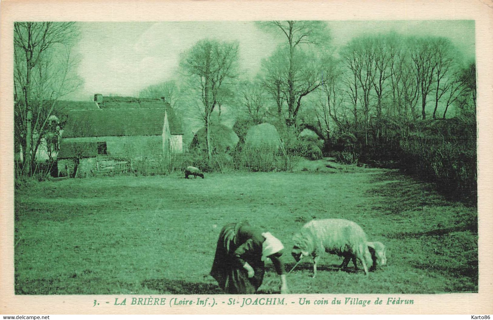 St Joachim * La Brière * Un Coin Du Village De Fédrun * Coiffe - Saint-Joachim