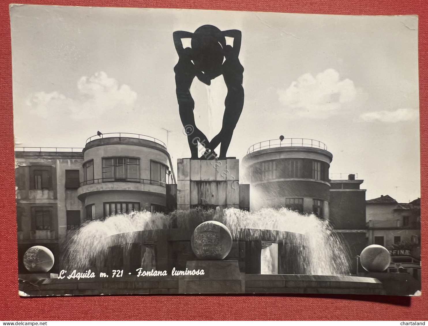Cartolina - L'Aquila - Fontana Luminosa - 1963 - L'Aquila